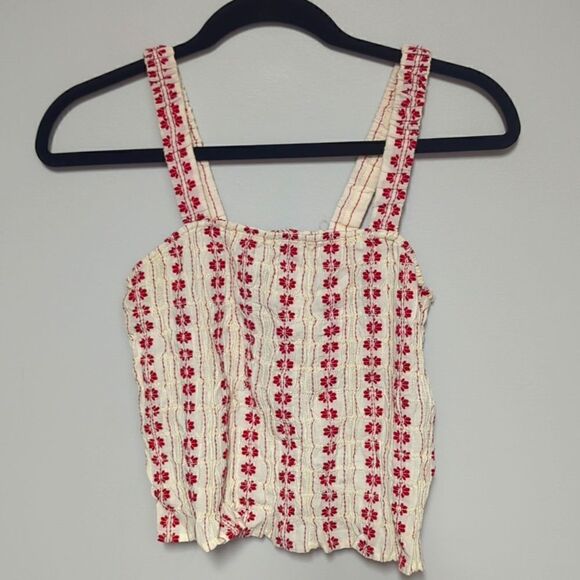 American Eagle Cream Floral Tank - Picture 1 of 5